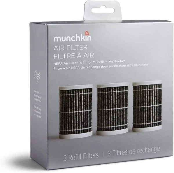 Munchkin Remplacement Filtre Air HEPA Véritable Pour Purificateur, 3 Pièces - Photo 1/1