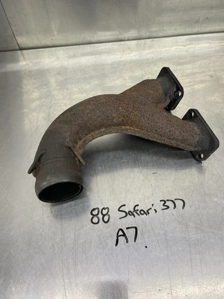 84 85 86 87 88 Ski-Doo Safari Saga 377 OEM Exhaust Manifold Y-pipe Header - Image 2 of 4