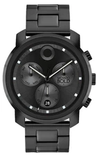 MOVADO TREND PROPEL 3601043 DIAL BLACK STAINLESS STEEL BRACELET 44MM MENS WATCH