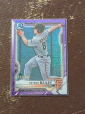 2021 Bowman Patrick Bailey Purple Mega Box Mojo 058250 San Francisco Giants