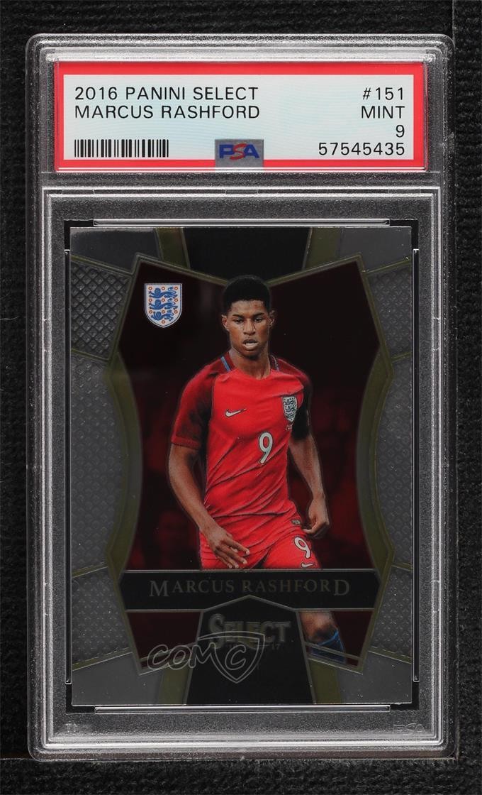 2016-17 Panini Select Mezzanine Marcus Rashford #151 PSA 9 MINT 00e8