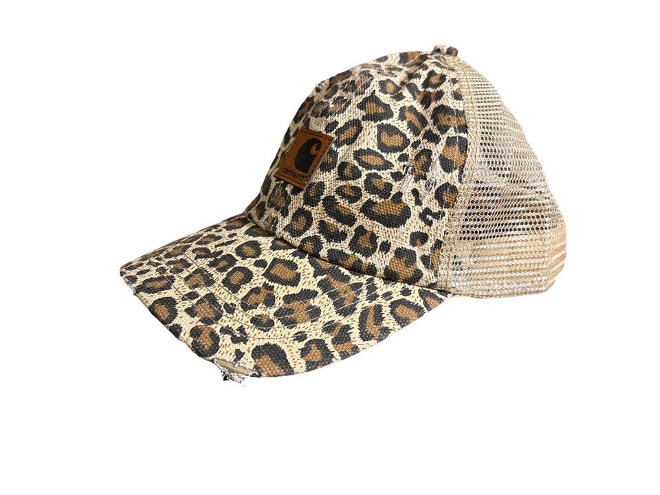 Sombrero de leopardo Carhartt para dama ~ ajustable Foto 2 de 4