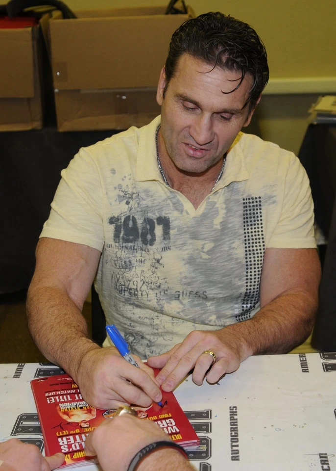 Ken Shamrock & Dan Severn Signed UFC 9 8x10 Photo Poster PSA/DNA COA Autograph - Image 4 of 4