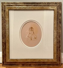Kay Boyce Pastel Original Drawing ‘Lauren’. Framed And Mounted