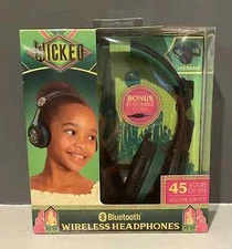 Wicked Elphaba Bluetooth Wireless Kids Headphones Volume Limiting