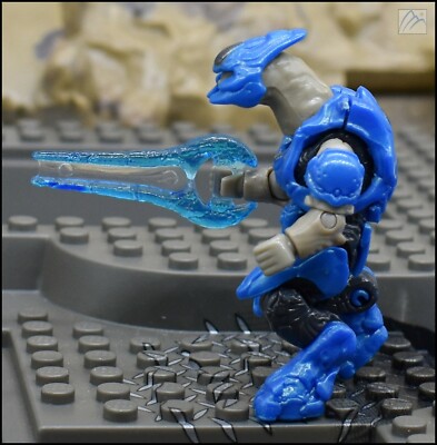HALO MEGA CONSTRUX METALLIC COBALT BLUE COVENANT ELITE MINOR MINI
