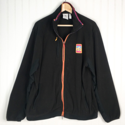 Adidas Adiplore Polar Fleece L Jacket Sweatshirt Black Full Zip