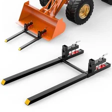 Nilight 60Inch 4000lbs Clamp on Pallet Tractor Forks Adjustable Stabilizer Bar