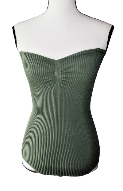 People Catch up Bodysuit Thong Army Green Size Xs/s With Tags