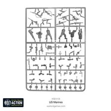 US MARINES SPRUE - WORLD WAR 2 - BOLT ACTION - WARLORD GAMES
