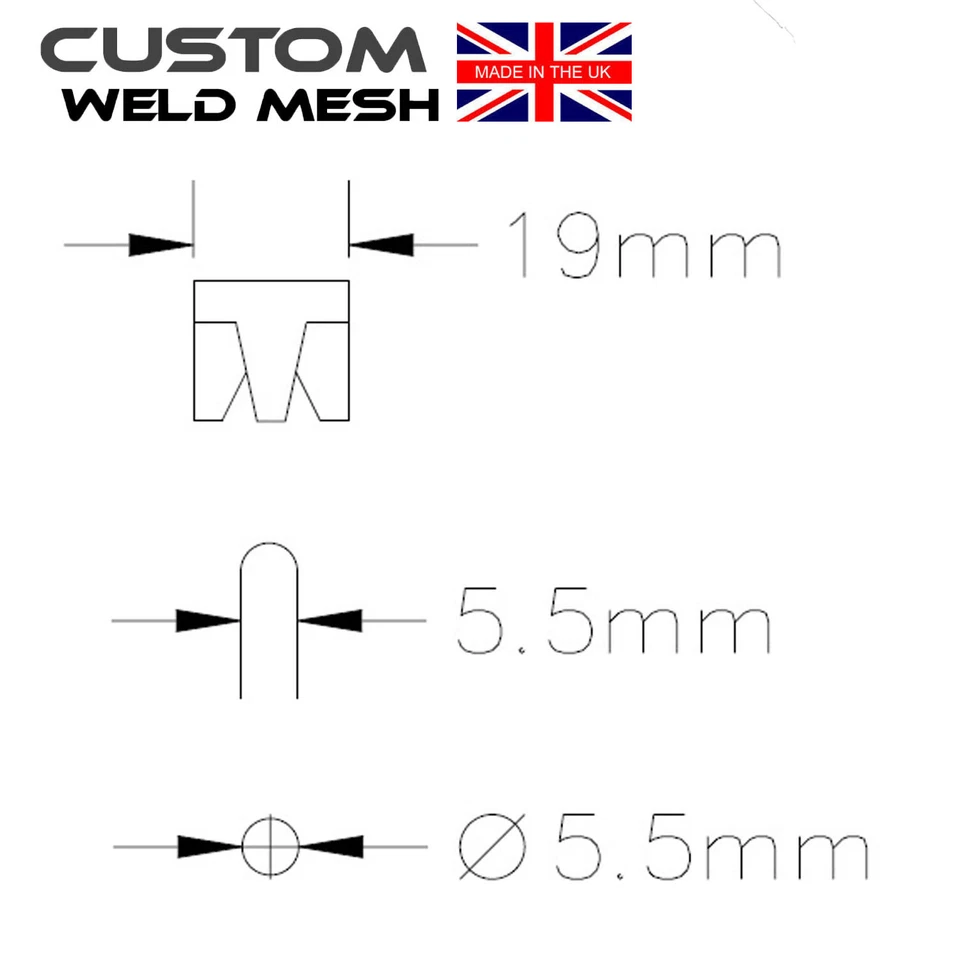 Gabion Clips Large Wire Mesh Clips / Cliptools Gabion Clip Wire Mesh Basket Clip - Image 4 of 4