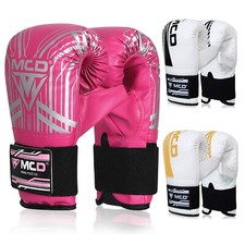 MCD Boxing Gloves Sparring Muay Thai Training Kickboxing Punch Bag Fighting Mitt