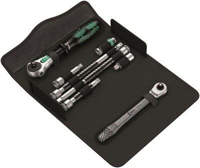 Wera Kraftform Kompakt Zyklop MS1 Metal Speed Socket Wrench Set 1/4'' 05135949001