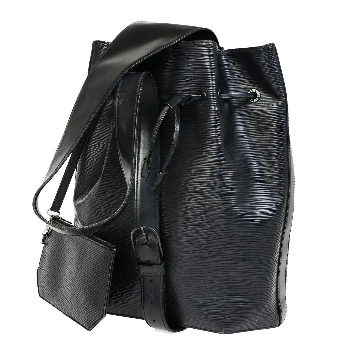 LOUIS VUITTON LV Sac A Dos Shoulder Bag Epi Leather Black LOUIS VUITTON LV Sac A Dos Shoulder Bag Epi Leather Black
