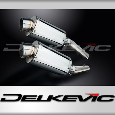 Aprilia RSV1000R Factory 2003-2010 Slip On 9'' Oval Stainless Exhaust Muffler Kit