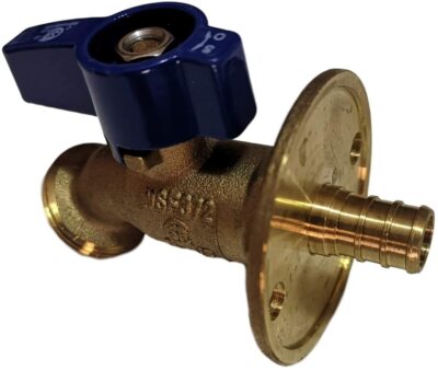 10) 1/2'' Pex B Hose Bibb No kink with Nail Flange, Garden Valve, Lead Free Brass