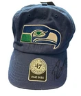 RICHARD SHERMAN Original Signed Autographed SEATTLE SEAHAWKS '47 Hat COA Cert