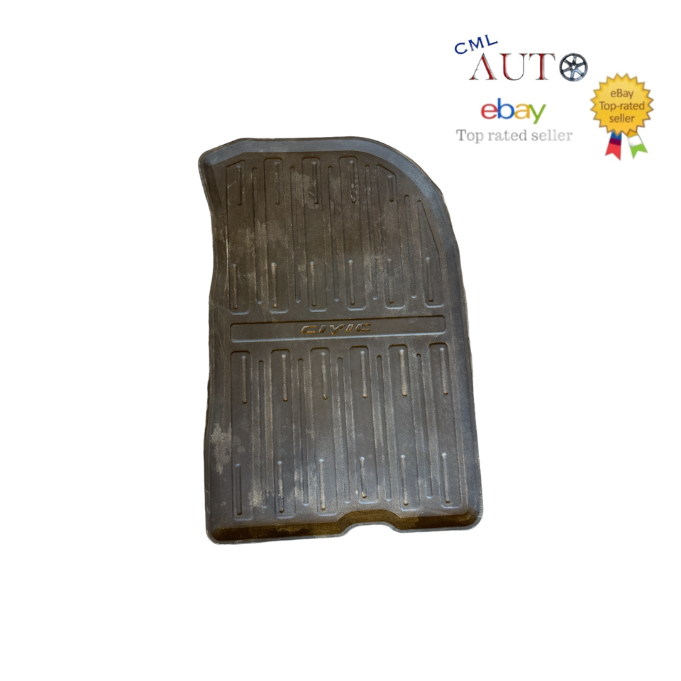 20062011 HONDA CIVIC BLACK RUBBER FLOOR MATS ALL WEATHER OEM eBay