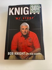 BOB KNIGHT 2002 COLLEGE BASKETBALL LEGENDARY COACH MEMOIR Book zbc