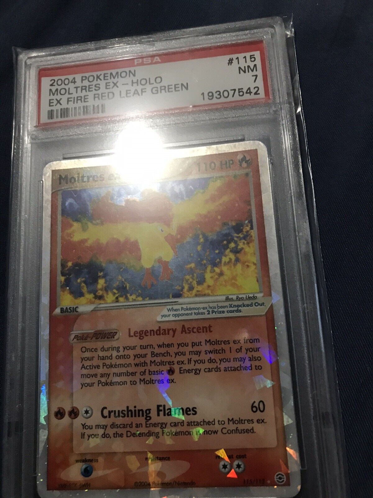 Pokemon Moltres Ex 115/112 Holo Secret Rare Fire Red Leaf Green PSA 10 GEM  MINT