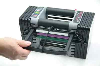 PowerBlock Elite EXP Adjustable Dumbbells, Sold in Pairs, Stage 1, 5-50 lb.