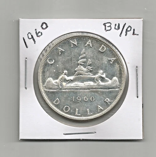 **1960** Canadian Silver Dollar - BU/PL