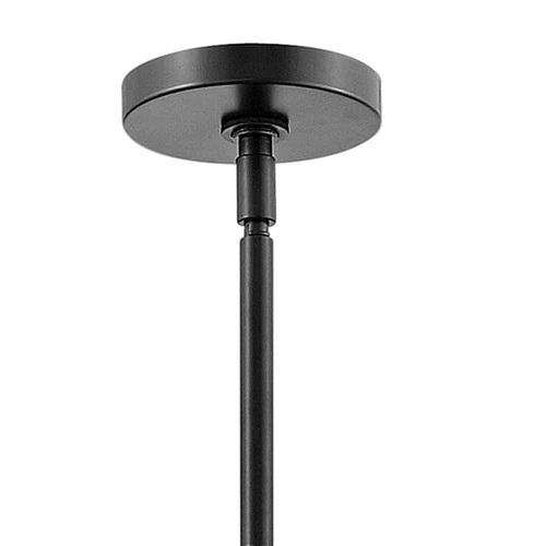 Hinkley Archer 26" Wide Satin Black Modern 6-Light Pendant Light - Picture 7 of 8