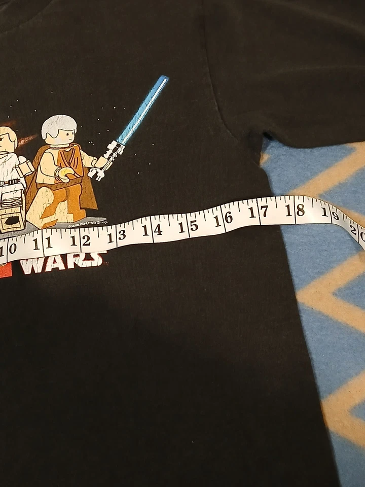 Camisa LEGO Star Wars para niños talla M 10/12 manga larga negra Y2k Foto 3 de 4