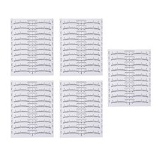 10/20/50Pcs Eyebrow Ruler Scale Sticker Makeup Tattoo Shaper Stencil Measure t
