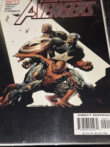New Avengers #2 (Feb. 05') Sentry vs Carnage/ Finch & Miki Cover & Art