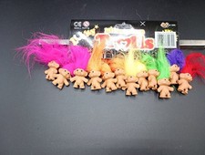 Vintage 1998 Troll Keychain Pencil Topper On Original Card 12 On Card Rare