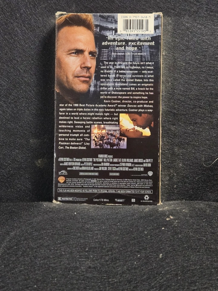 The Postman (VHS, 1998) Kevin Costner - Image 2 of 2