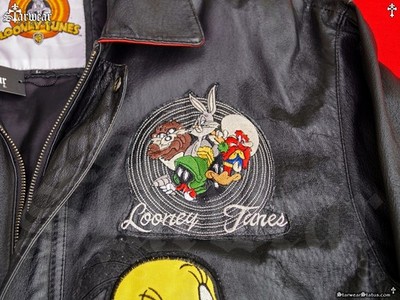 🔥GRAIL! Vintage 90s Looney Tunes Tweety + Sylvester Leather