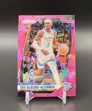 2024-25 Prizm Pink Cracked Ice Shai Gilgeous-Alexander #113 Thunder MVP INVEST