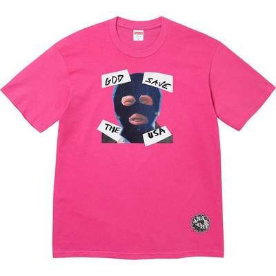 SS26 Supreme God Save Us Tee Fuchsia L | eBay