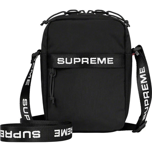 FW22 Supreme shoulder bag black Water Resistant