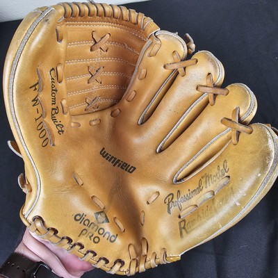 Winfield Diamond Pro FW1000 Vintage Baseball Glove Rawhide Laced RHT