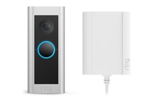Ring Pro 2 Video Doorbell - Satin Nickel (with Plug-In Adapter) New
