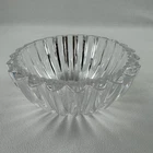 Tiffany & Co. Vintage Fluted Crystal Bowl — Heart Rim, 6.5"