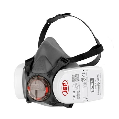 JSP Force 8 Half-Mask with Press To Check P3 Filters - Size Medium