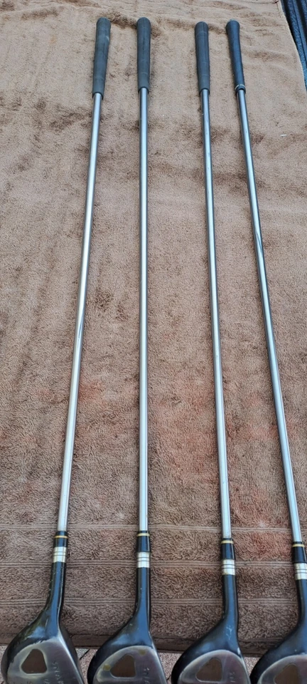 Golf hybrids left h set SNAKE EYES QUICK STRIKE 2 graphite S stiff flex 4 clubs - Image 3 of 4