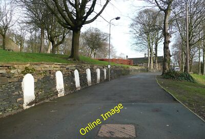Photo 6x4 Retirement home for boundary stones Elland These old boundary s c2014