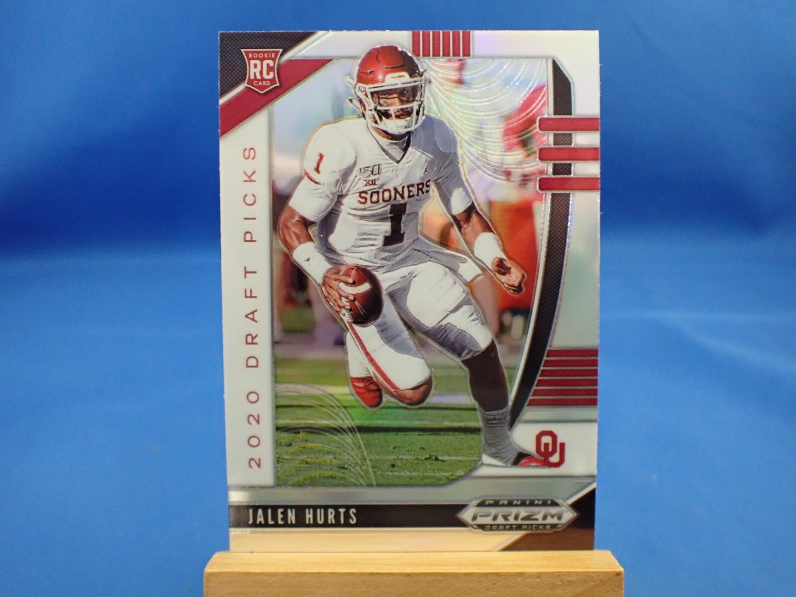 Prizm Draft Picks 2020 RC Rookie Silver Prizm Jalen Hurts #129