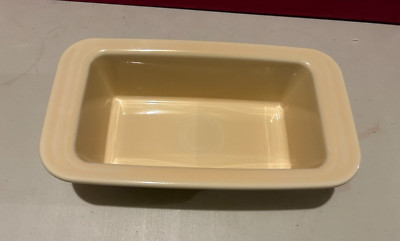 NEW FIESTAWARE LOAF PAN Fiesta Ivory New with Sticker