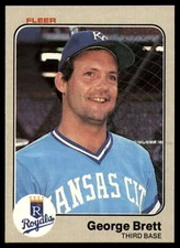 1983 Fleer #108 George Brett Kansas City Royals Baseball Card NM-MT ID:41192