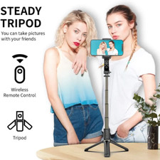 Q08 - Selfie Stick With Gimbal Stabilizer, Anti Shake Tripod Wireless Shooting