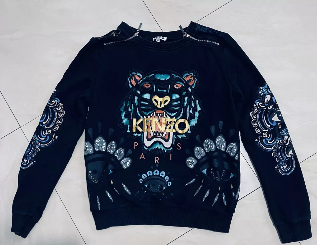 Kenzo sweatshirt gold tiger deals