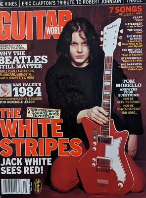 Guitar World Magazine The White Stripes Jack White May 2004