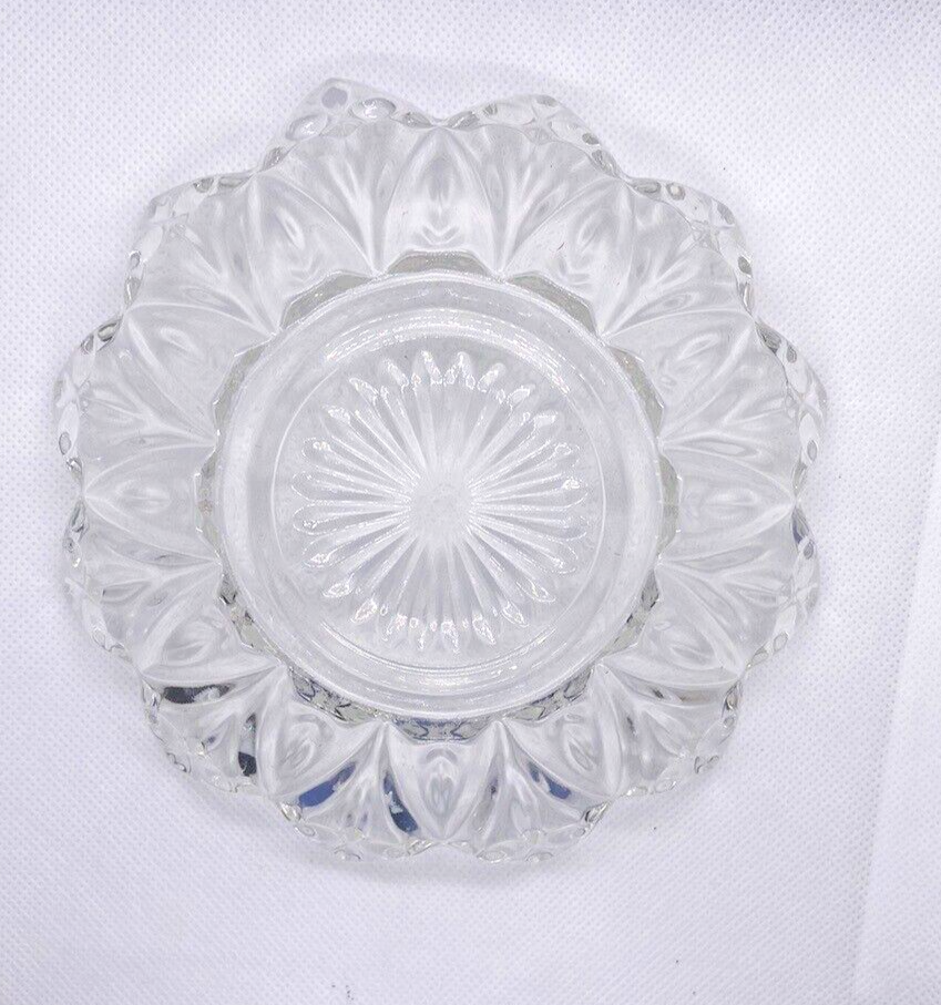 Vintage Sheffield No.305C Jam or Relish 3 Piece Set Glass Dish, Spoon