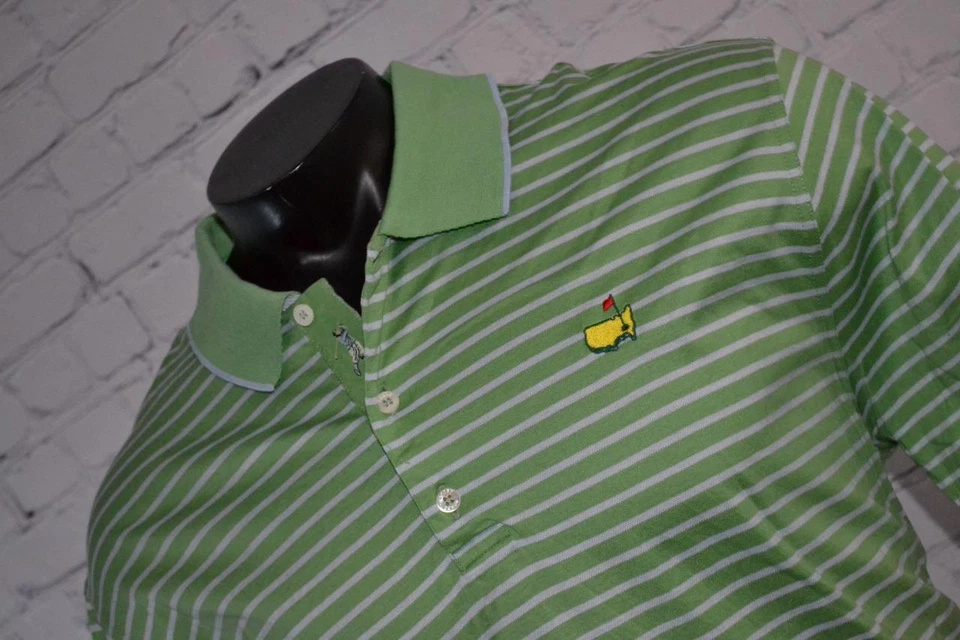 Camisa de golf 46843-a Bobby Jones Masters Augusta Nationals hecha en Italia para hombre Foto 2 de 4